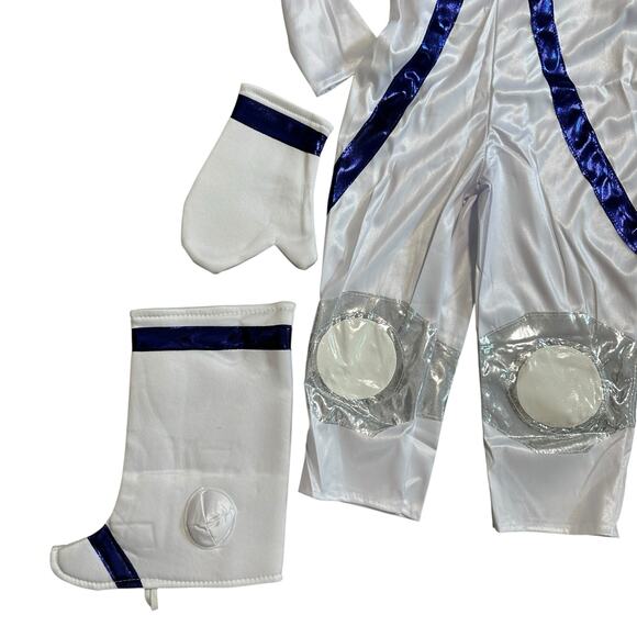 Spunky Space Cadet Astronaut Child's Kids Halloween Costume Silver Age 3-4 - Picture 5 of 8